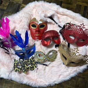 Colorful Masquerade Mask Collection